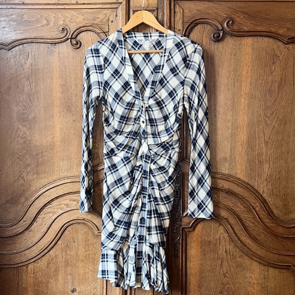 VERONICA BEARD Rowe Dress in Plaid - Picture 4 of 16